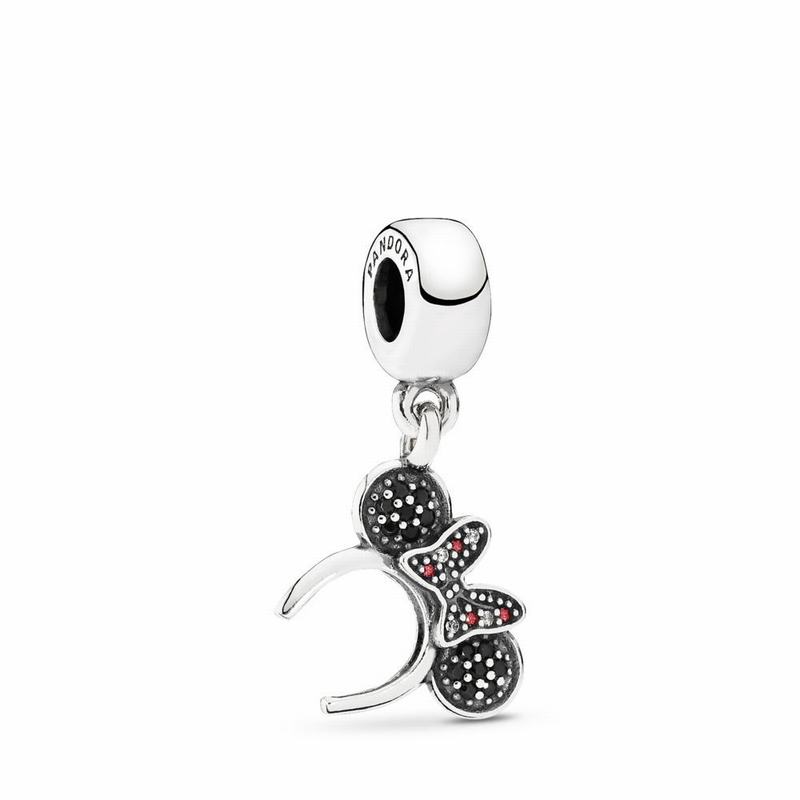 Pandora Disney Minnie Headband Dangle Charm Silver Egypt IX0496871